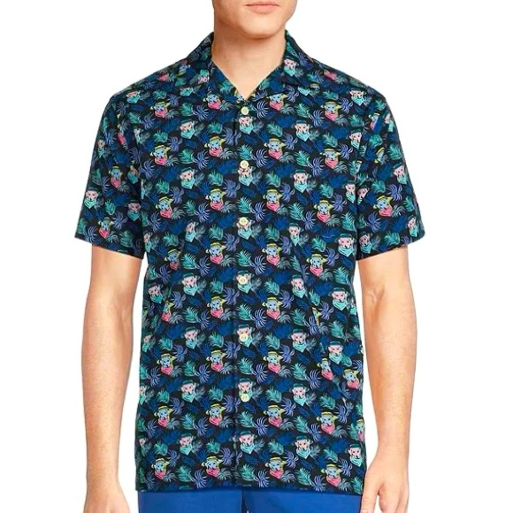 Cremieux Blue Label Chuck Collection Short Sleeve Woven Camp Shirt